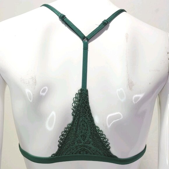 Victoria's Secret Front-Close Bralette in Emerald Green Size M - Picture 7 of 11